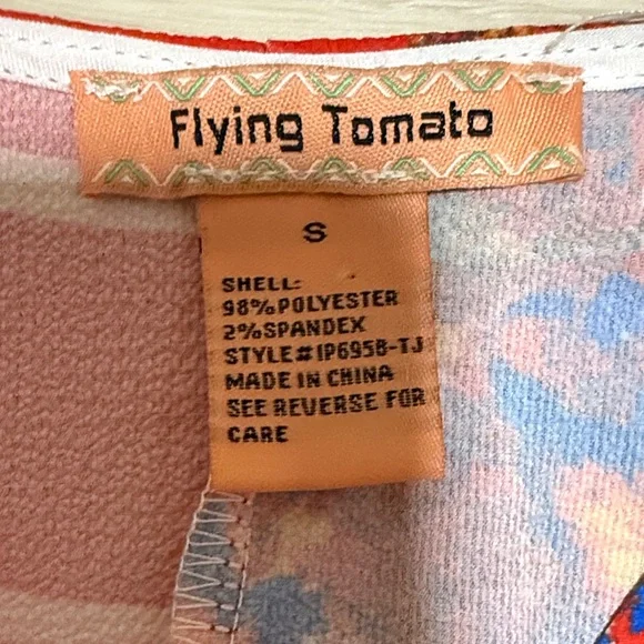 Flying Tomato Red and Blue Floral Jumpsuit - Picture 3 of 7